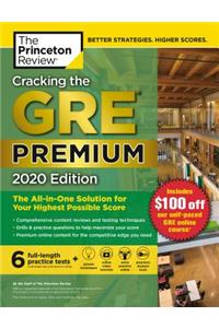 Cracking the GRE Premium Edition with 6 Practice Tests, 2020