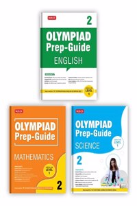 Olympiad Prep Guide Combo Science, Mathematics and English Class 2