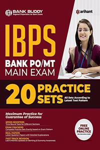20 Practice Sets IBPS Bank PO/MT Main Exam 2019 (Old Edition)