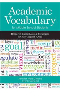 Academic Vocabulary for Middle School Students