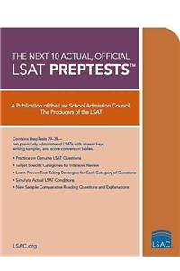 Next 10 Actual Official LSAT Preptests