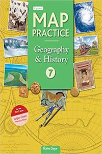 Map Practice Book Class - 7