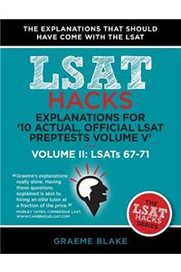 Explanations for '10 Actual, Official LSAT PrepTests Volume V'