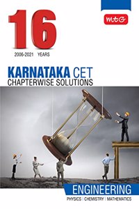 MTG 16 Years Karnataka CET Chapterwise Solutions Physics, Chemistry, Mathematics - Karnataka CET Engineering Entrance Exam Book 2022