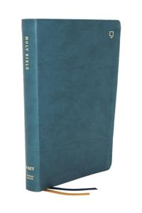 NET Bible, Thinline Large Print, Leathersoft, Teal, Comfort Print