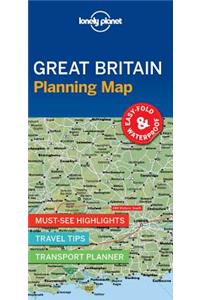 Lonely Planet Great Britain Planning Map 1