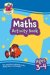 Maths Activity Book for Ages 3-4 (Preschool)