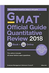 GMAT Official Guide 2018 Quantitative Review: Book/Online