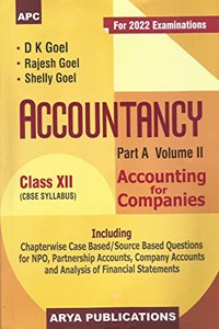 Accountancy Part A- Vol II Class XII