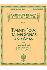 24 Italian Songs & Arias of the 17th & 18th Centuries