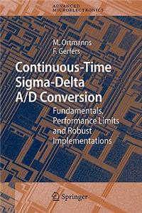 Continuous-Time Sigma-Delta A/D Conversion