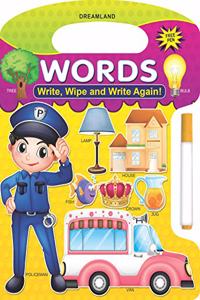 Write and Wipe Book  Words