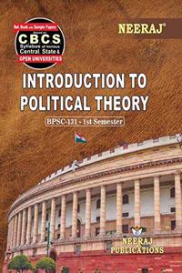 BPSC-131 (INTRODUCTION TO POLITICAL THEORY)