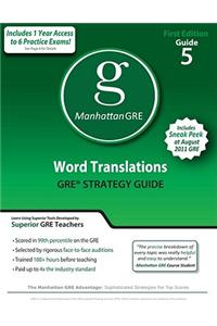 Word Translations GRE Strategy Guide