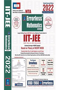 UBD1960 Errorless Mathematics for IIT-JEE (MAIN & ADVANCED) as per New Pattern by NTA (Paperback+Free Smart E-book) Totally Revised New Edition 2022 (Set of 2 volumes) by Universal Book Depot 1960
