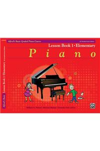 Alfred's Basic Graded Piano Course Lesson, Bk 1