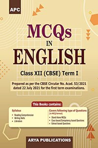 MCQs In English, Term-I, Class-XII (for Exams to be held in Nov.-Dec., 2021)