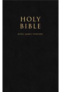 HOLY BIBLE: King James Version (KJV) Popular Gift & Award Black Leatherette Edition