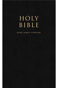 HOLY BIBLE: King James Version (KJV) Popular Gift & Award Black Leatherette Edition