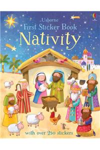 First Sticker Book Nativity