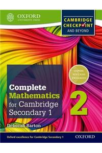 Complete Mathematics for Cambridge Secondary 1 Student Book 2