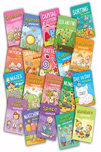 Set of 20 Colouring & Activity Books