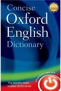 Concise Oxford English Dictionary Main Edition 12th Edition