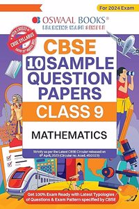 Oswaal Cbse Sample Question Papers Class 9 Mathematics Book