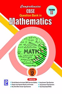 Comprehensive CBSE Question Bank in Mathematics-XII (Term-II)