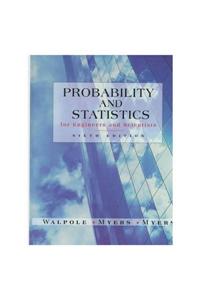 Probability and Statistics for Engineers and Scientists