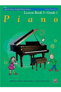 Alfred's Basic Graded Piano Course, Lesson, Bk 3