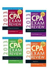 WILEY CPA EXAM REVIEW 2013 (SET of 4 BOOKS )