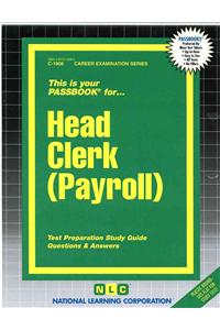 Head Clerk (Payroll)