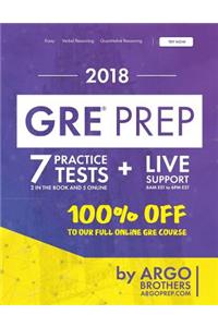 GRE by Argoprep: GRE Prep 2018 + 14 Days Online Comprehensive Prep Included + Videos + Practice Tests GRE Book 2018-2019 GRE Prep by Argoprep