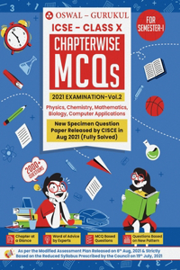 Chapterwise MCQs Vol II for Physics, Chemistry, Maths, Biology, Computer Applications