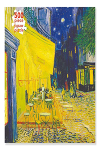 Adult Jigsaw Puzzle Vincent Van Gogh: Café Terrace (500 Pieces)