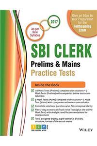Wileys State Bank of India (SBI) Clerk Prelims & Mains Practice Tests