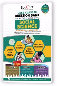 Educart CBSE Class 10 Social Science Question Bank On New Pattern 2022-23