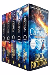 Heroes of Olympus Complete Collection 5 Books Set -The Lost Hero/The Son of Neptune/The Mark of Athena/The Blood of Olympus by Rick Riordan (2015-06-07)