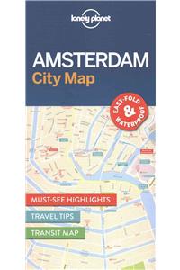 Lonely Planet Amsterdam City Map 1