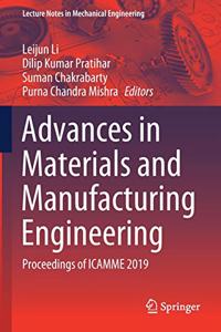 Advances in Materials and Manufacturing Engineering