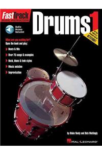 Fasttrack Drums Method - Book 1 Book/Online Audio