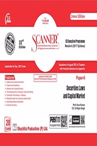 Scanner CS Executive Module-II Paper - 6 Securities Laws and Capital Market