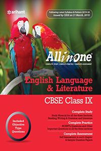 All In One English Language & Literature CBSE class 9 2019-20 (Old Edition)