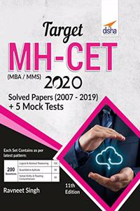 TARGET MH-CET (MBA / MMS) 2020 - Solved Papers (2007 - 2019) + 5 Mock Tests 11th Edition (Old Edition)