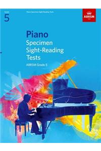 Piano Specimen Sight-Reading Tests, Grade 5