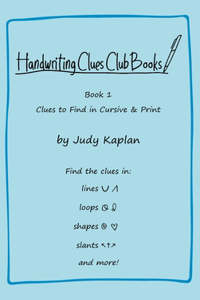 Handwriting Clues Club - Book 1