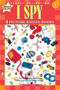 I Spy: 4 Picture Riddle Books (Scholastic Reader, Level 1)