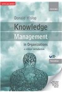 Knowledge Management in Organizations