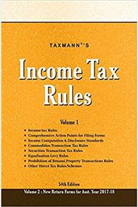 Taxmanns Income Tax Rules [2 Vols]